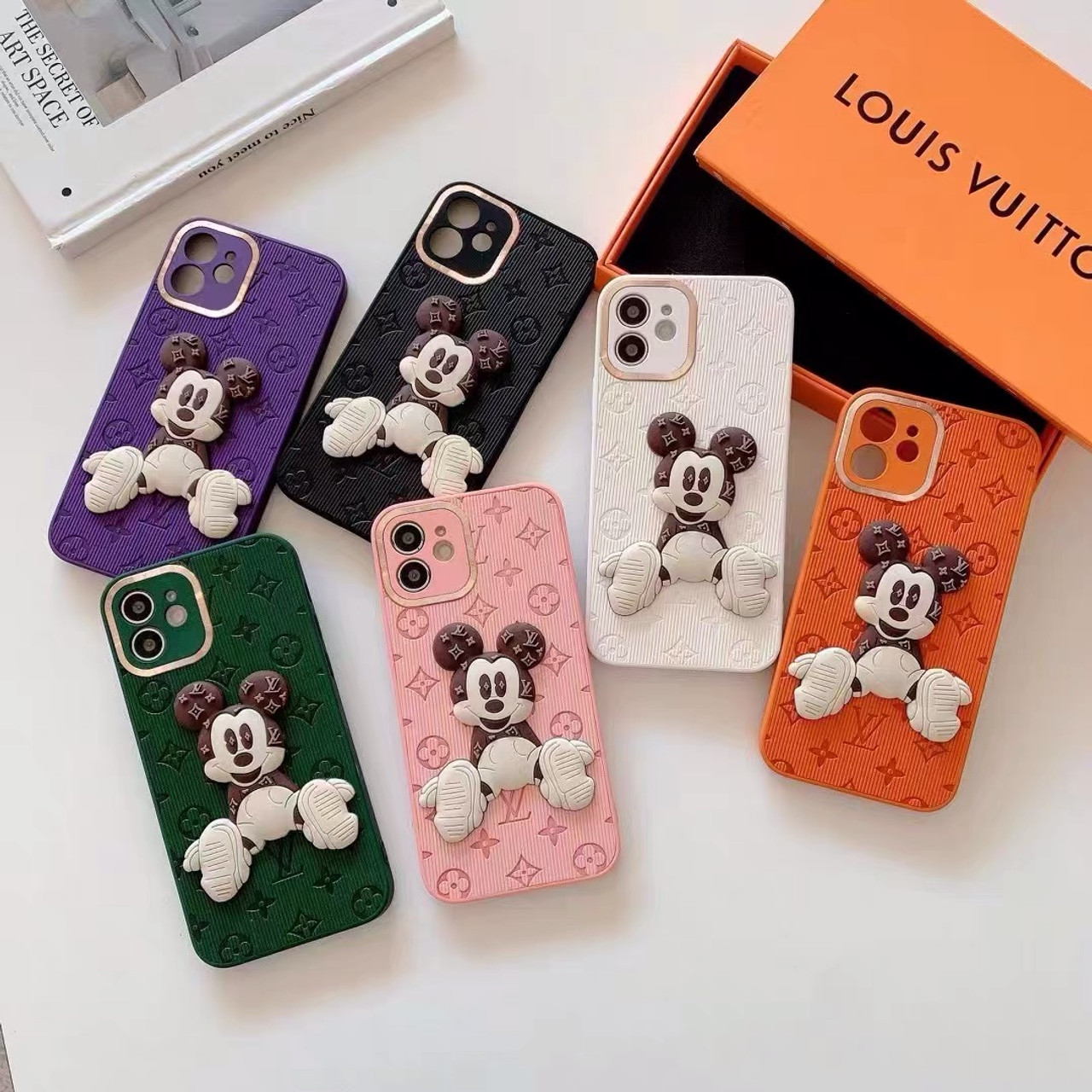 LOUIS VUITTON LV MICKEY MOUSE iPhone 14 Pro Case Cover