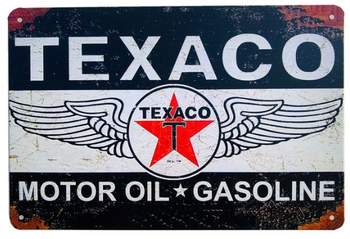 Vintage Metal Plates Classic Motor Parts Sales Service Garage Car Oil Texaco Signs Tin Poster Decorative Wall Stickers Deco Pub Bar Michelin Tag Champion Pontiac Castrol  Gulf Elf Mobil 1 Esso Mopar Gulf Bridgestone