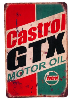 Vintage Metal Plates Classic Motor Parts Sales Service Garage Car Oil Texaco Signs Tin Poster Decorative Wall Stickers Deco Pub Bar Michelin Tag Champion Pontiac Castrol  Gulf Elf Mobil 1 Esso Mopar Gulf Bridgestone