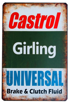 Vintage Metal Plates Classic Motor Parts Sales Service Garage Car Oil Texaco Signs Tin Poster Decorative Wall Stickers Deco Pub Bar Michelin Tag Champion Pontiac Castrol  Gulf Elf Mobil 1 Esso Mopar Gulf