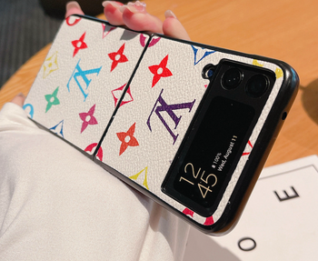 Louis Vuitton Neon Samsung Galaxy Z Flip 5 Clear Case