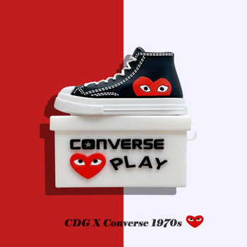 OnlineBoutikStore, luxury Comme Des Garçons Converse Protective Cover Case For Apple Airpods Pro Airpods 1 2 #AirpodsPro #Airpods #Apple #Casetify #Converse #AppleAirpods #Iphone #CommeDesGarcons
