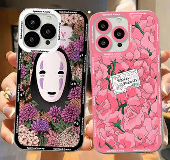 Anime Manga Spirited Aways Coque Cover Case For Apple iPhone 15 Pro Max 14 13 12 11  /2