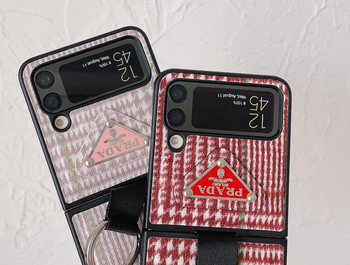 OnlineBoutikStore, PRADA Coque Cover Case For Samsung Galaxy Z Flip 7 - Z Flip 6 - Z Flip 5 - Z Flip 4 - Z Flip 3, Casetify, RhinoShield #CasePrada #CasePradaZFlip    /3/