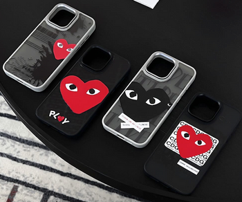 OnlineBoutikStore,  Comme Des Garcons CDG Coque Cover Case For Apple iPhone 16 Pro Max 15 14 13 12 11, Casetify, RhinoShield #CaseIphone16 /4/