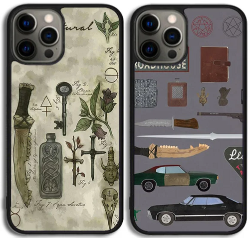 OnlineBoutikStore, Luxury SUPERNATURAL TV SERIES Cover Case For Apple Iphone 15 14 Pro Max 13 12 11, Casetify, RhinoShield #CaseIphone15 #CaseIphone14   /6