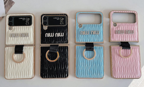 OnlineBoutikStore, MIU MIU Case Cover Coque Custodia Hulle For Samsung Galaxy Z Flip 6 - Z Flip 5 - Z Flip 4 - Z Flip 3 - Z Fold 6, Casetify, RhinoShield #CaseZFlip /