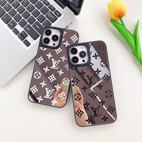 Graffiti LV Coque en silicone Apple iPhone 15 Pro personnalisée - CoqueZone