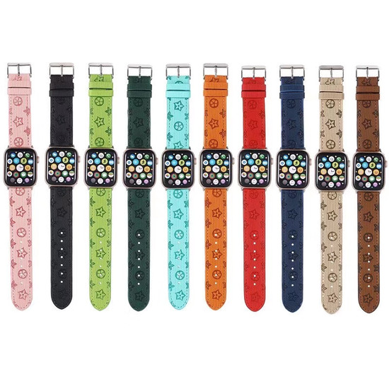 Handmade Louis Vuitton for Apple Watch Series 1,2,3,4,5,6,7,8,Ultra,SE  Strap Band Cuff – Limited Edition