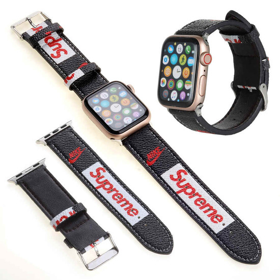 Supreme Louis Vuitton Band Strap Bracelet For All Apple Watch Series SE 7 8  Watch Ultra /2