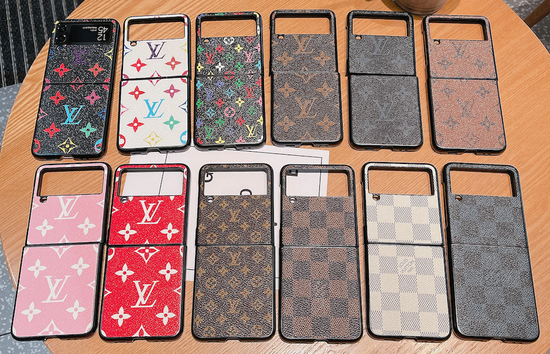 Louis Vuitton Seamless Samsung Galaxy Z Fold 5 Clear Case