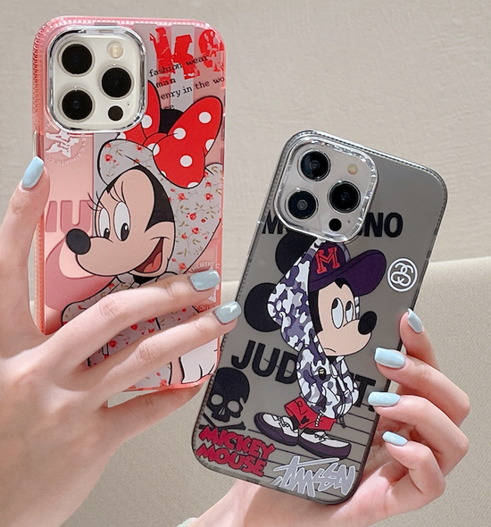 OnlineBoutikStore, Luxury MICKEY MINNIE Cover Case For Apple Iphone 15 14 Pro Max 13 12 11, Casetify, RhinoShield #CaseIphone15 #CaseIphone14  /1