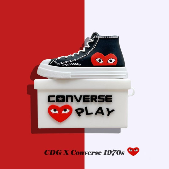 OnlineBoutikStore, luxury Comme Des Garçons Converse Protective Cover Case For Apple Airpods Pro Airpods 1 2 #AirpodsPro #Airpods #Apple #Casetify #Converse #AppleAirpods #Iphone #CommeDesGarcons