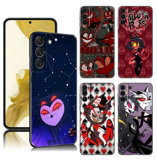 OnlineBoutikStore, Anime Cartoon H Helluva Boss Case Cover Coque Custodia Hulle For Samsung Galaxy S24 S23 S22 S21 Ultra Note 20 #CaseSamsung #SamsungCase