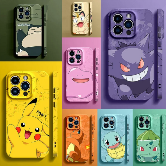 OnlineBoutikStore, Luxury Case Cover Coque Custodia Hulle Funda POKEMON JAPAN ANIME MANGA For Apple Iphone 15 14 Pro Max Plus Mini 13 12 11, RhinoShield, Casetify #CaseIphone15  /