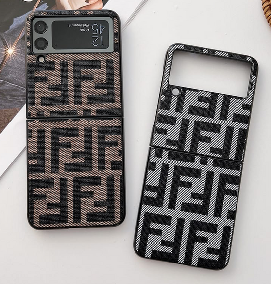 OnlineBoutikStore, Luxury FENDI Coque Cover Case For Samsung Galaxy Z Flip 7 - Z Flip 6 - Z Flip 5 - Z Flip 4,  Casetify, RhinoShield #CaseFENDIZFlip. /1