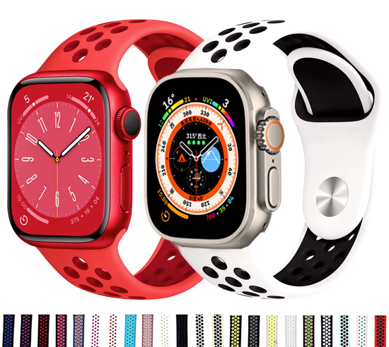 OnlineBoutikStore, luxury Originals Silicone Sport Hole Strap Band Bracelet For All Apple Watch Series #AppleWatch #AppleWatchStrap #BandWatchApple /