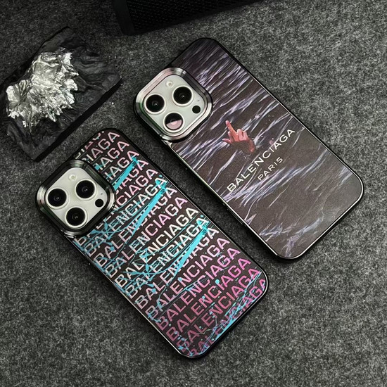 BALENCIAGA Coque Cover Case For Apple iPhone 15 Pro Max 14 13