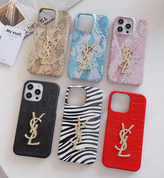 OnlineBoutikStore, Luxury Yves Saint Laurent YSL Coque Cover Case Custodia Hulle Funda For Apple iPhone 17 Pro Max Iphone AIR 16 15 14 13 12 11 E, RhinoShield, Casetify #CaseIphone17   /11