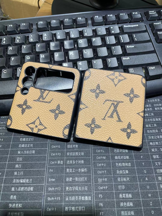 Gucci Louis vuitton galaxy z flip 3/4 case sumsung z fold 3/4 monogram  designer cover, by Rerecase