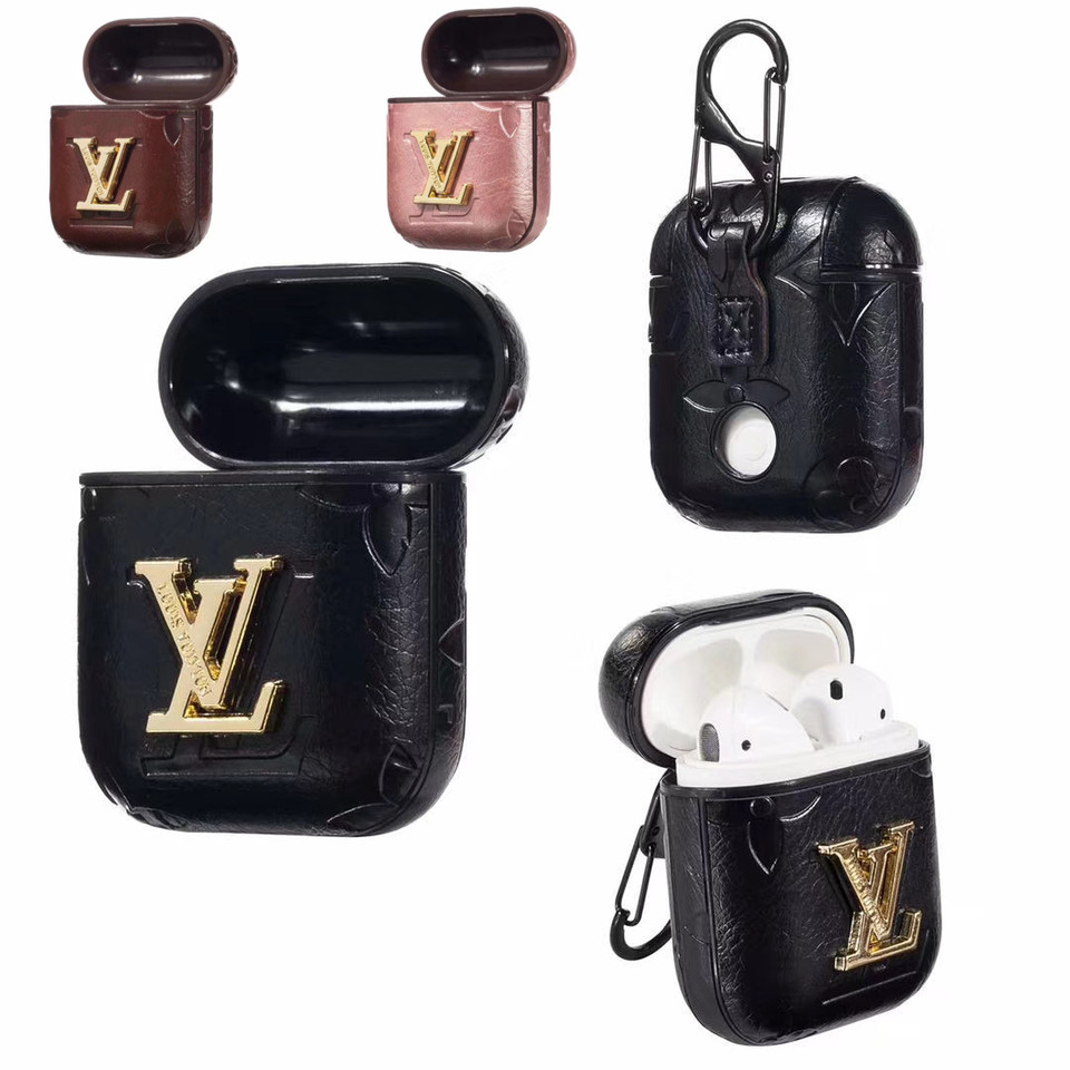 LOUIS VUITTON ブラック Airpods ケース　ランヤード Apple Airpods Pro Lv Case Airpod Pro Case Louis Vuitton Airpod