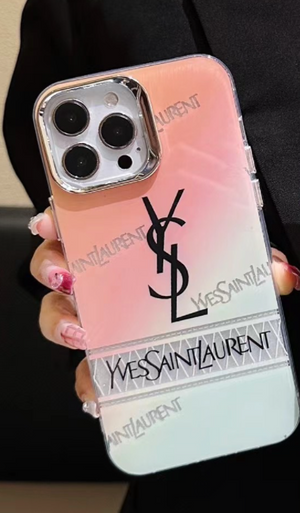 YSL luxury iphone 14/13 pro max case coque hulle, by Rerecase