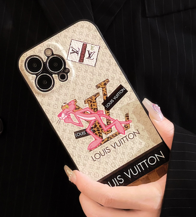 Pink Louis Vuitton iPhone 15 14 Pro Max Case