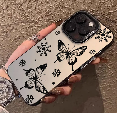 Butterfly Papillon Coque Cover Case For Iphone 16 Pro Max 15 14 13