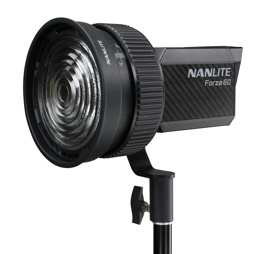 Nanlite FL-11 Fresnel Lens and Barndoors for Forza FM Mount Lights
