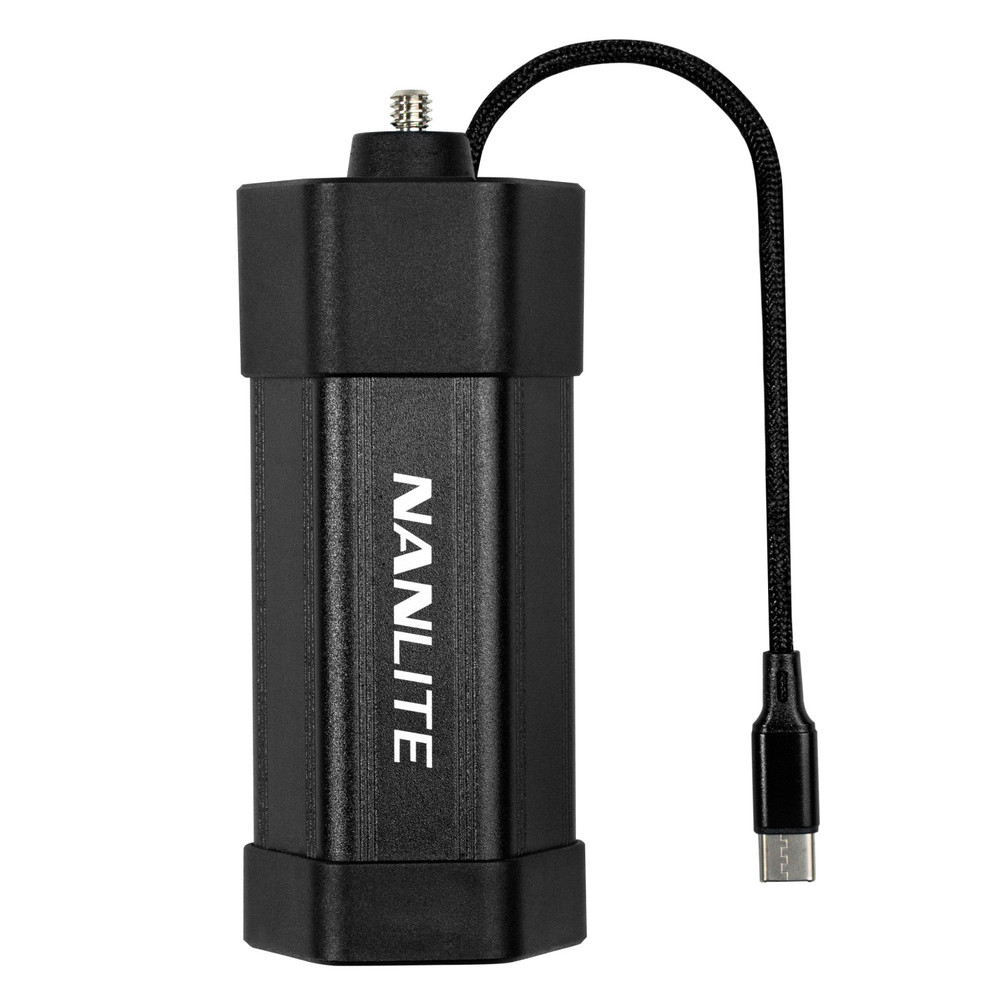 Nanlite PavoTube II 6C NP-F Battery Grip With USB-C Cable