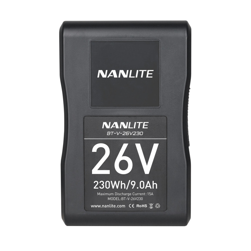 Nanlite 26V 230Wh Li-Ion V-Mount Battery