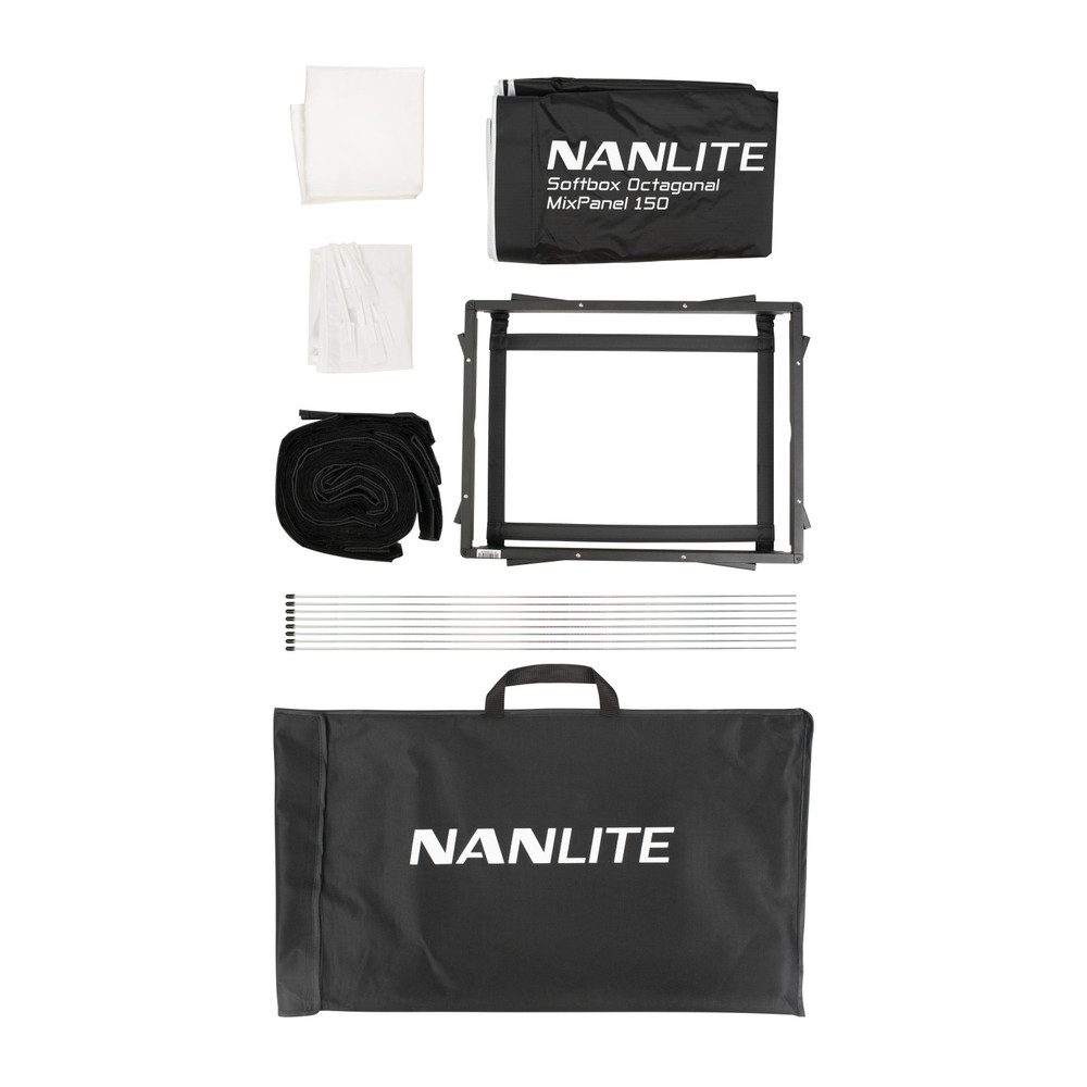 Nanlite MixPanel 150 Octagonal Softbox includes Fabric Grids