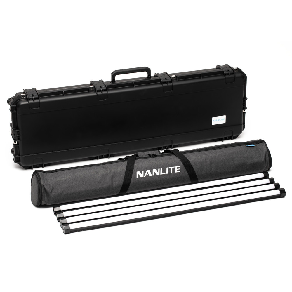 Nanlite PavoTube II 30X 4' RGBWW LED Pixel Tube 4-Light Kit with Hard Case