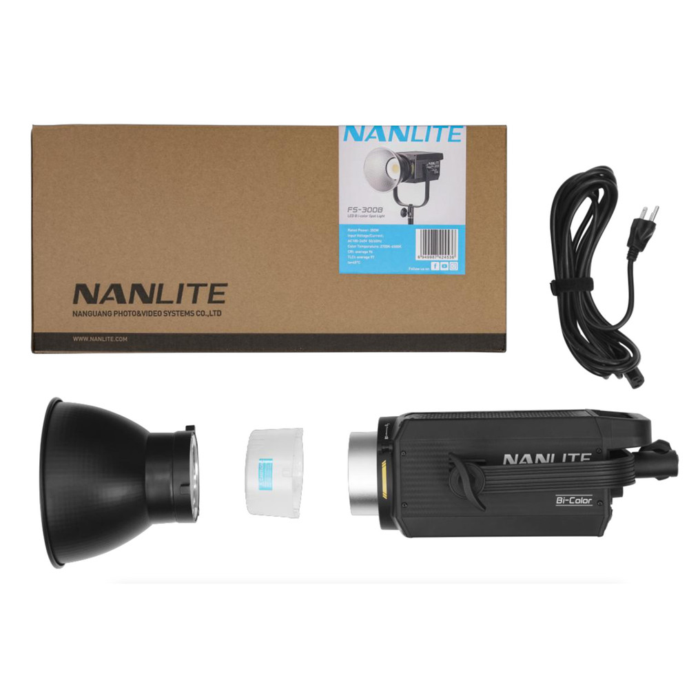 Nanlite FS-300B Bi-Color AC LED Monolight