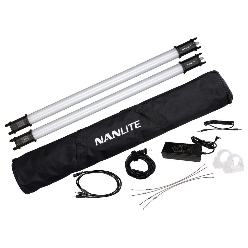 PavoTube 15C 2-Foot RGB LED Tube 2-Light Kit | Nanlite