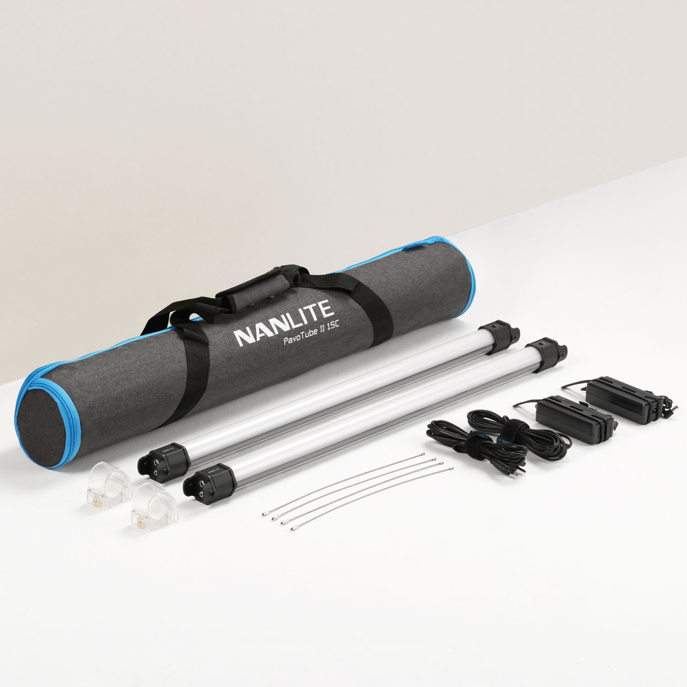 Nanlite PavoTube II 15C 2-Foot RGBWW LED Tube 2-Light Kit