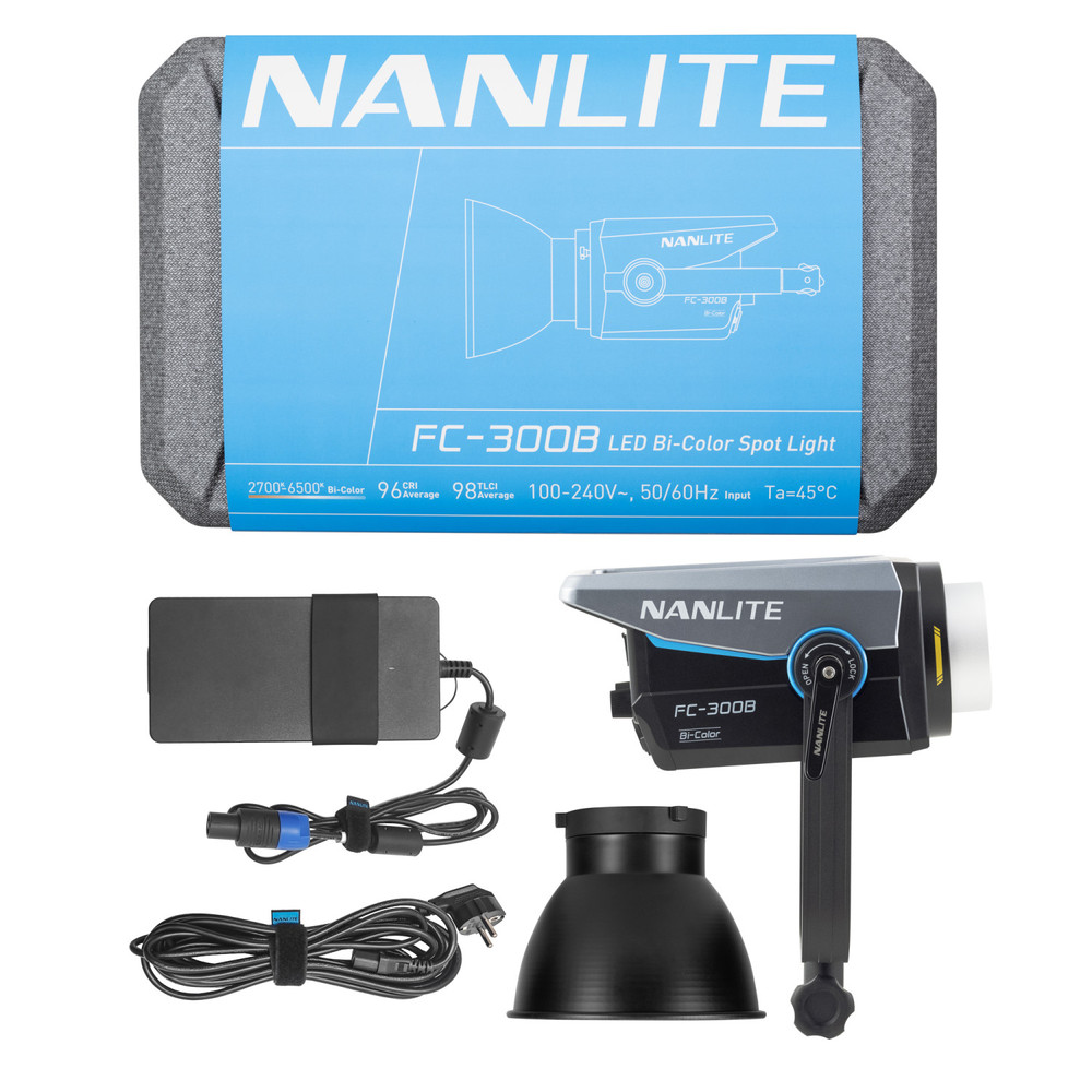 Nanlite FC-300B Bi-Color LED Spotlight