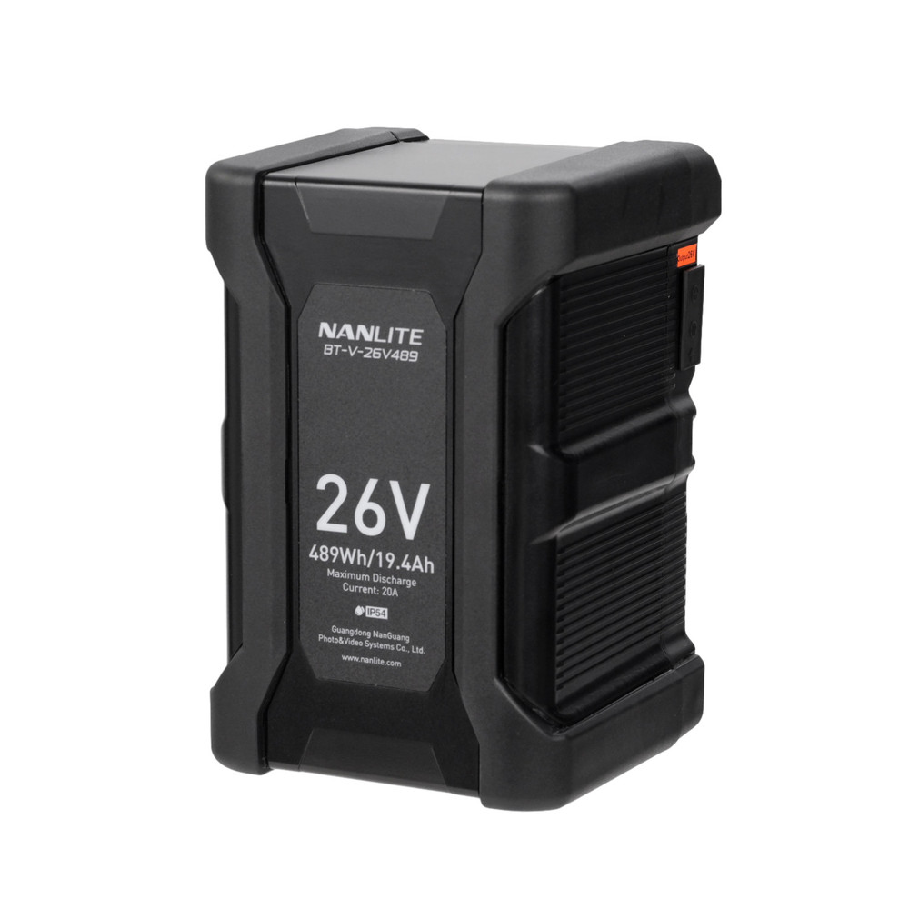 Nanlite BT-V-26V489 V-Mount Battery 26V 489Wh Li-ion