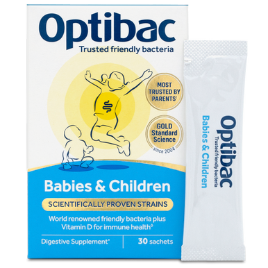 Optibac Probiotics Babies & Children Multistrain For Children's Health (30 Sachets)
