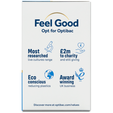 Optibac Probiotics Every Day - the original Every Day friendly bacteria supplement - Optibac values - 90 capsules