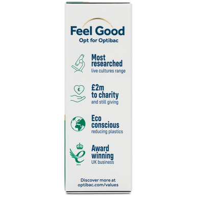 Optibac For Those on Antibiotics - probiotics proven to reach the gut alive, even during antibiotics - Optibac values - 3  pack