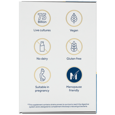 Optibac Probiotics Every Day MAX - a premium probiotic supplement with 75 billion live cultures - suitability - 30 capsules