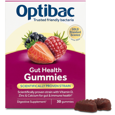 Optibac Probiotics Gold Gut Health Gummies Targeted Digestive & Immune Support (30 Gummies)
