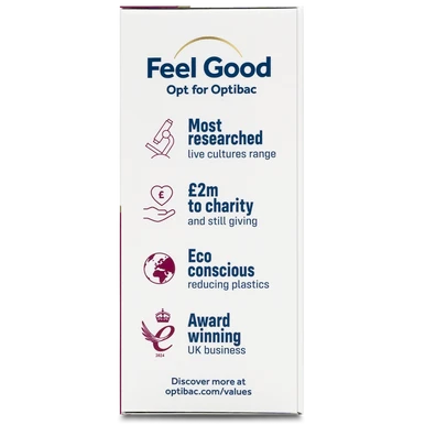 Optibac Probiotics Gut Health Gummies - scientifically proven probiotic strain with Vitamin D, Zinc and Calcium for gut & immune health - Optibac values - 3 pack
