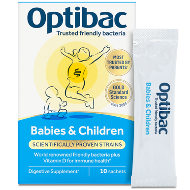 Optibac Probiotics Babies & Children Multistrain For Children's Health (10 Sachets)