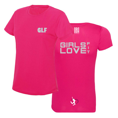 'GLF' Performance Pink T-shirt