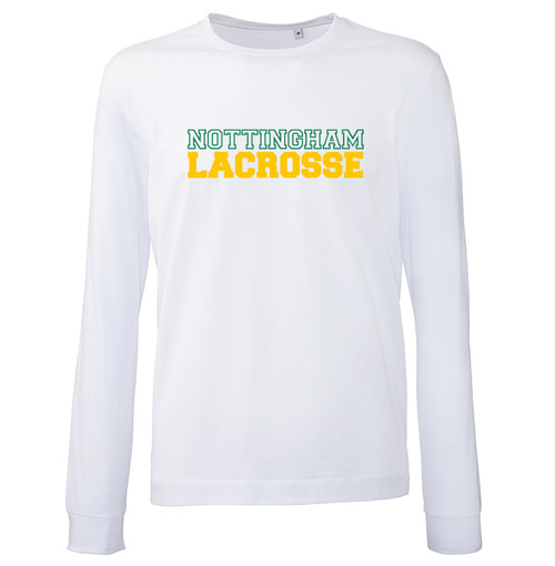 'NOTTINGHAM LACROSSE' Long Sleeve T-shirt