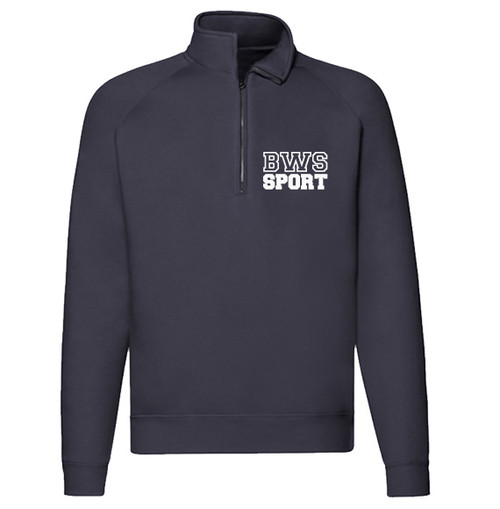 'BISHOPS' Personalised Sport 1/4 Zip Sweatshirt