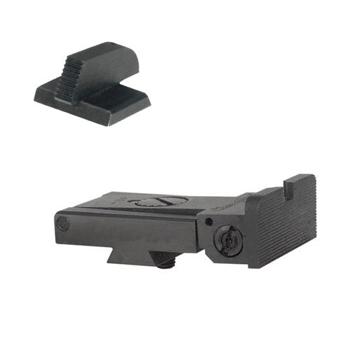 アーティハァクトパーツ Kensight Adjustable Rear Sight, Fully Serrated Sight Blade, Fits