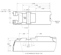 BoMar BMCS Slide Cut Dimensions Drawing